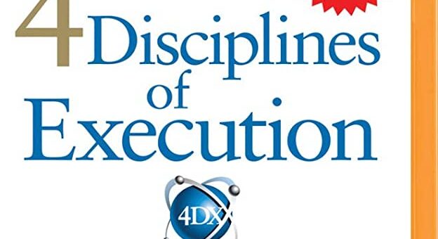 The 4 Disciplines of Execution Chris McChesney, Sean Covey, and Jim Huling book cover