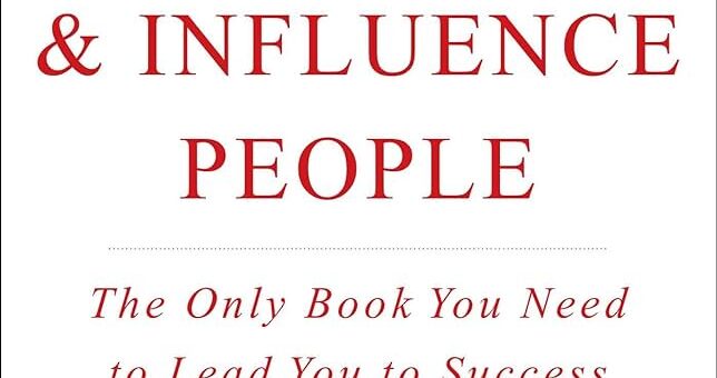 How to Win Friends and Influence People Dale Carnegie book cover