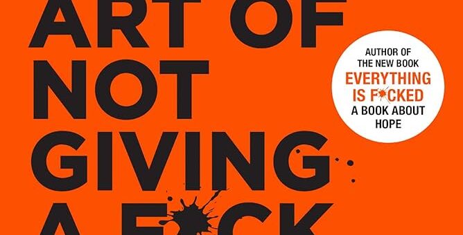 The Subtle Art of Not Giving a F*ck Mark Manson book cover