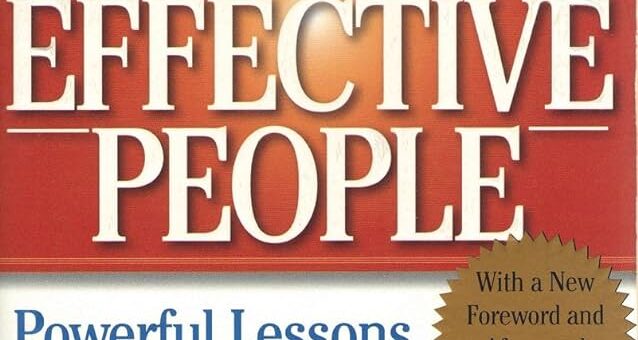 The Seven Habits of Highly Effective People Stephen R. Covey book cover