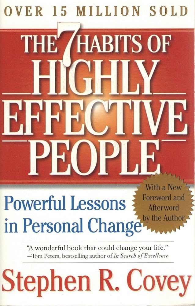 The Seven Habits of Highly Effective People Stephen R. Covey book cover