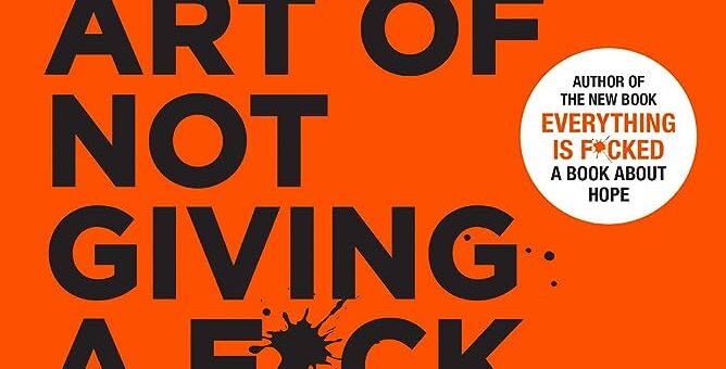 The Subtle Art of Not Giving a F*ck Mark Manson book cover