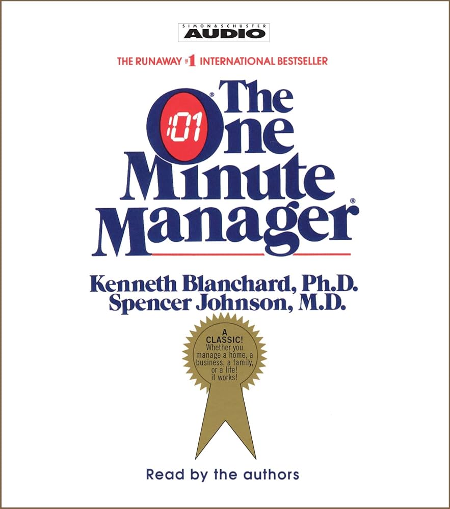 The One Minute Manager Kenneth Blanchard book cover